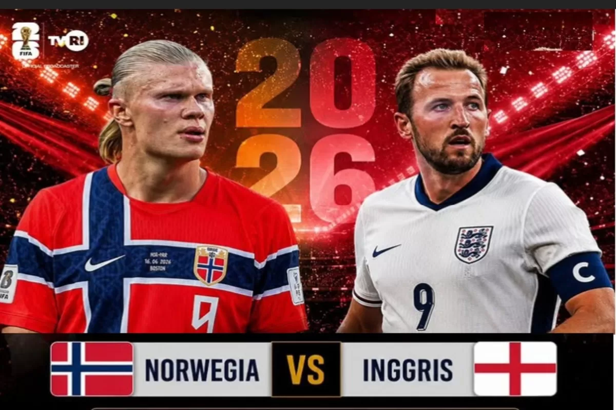 Prediksi Skor Pertandingan Norwegia vs Inggris di Piala Dunia 2026. (Instagram.com/@kvisiontv)
