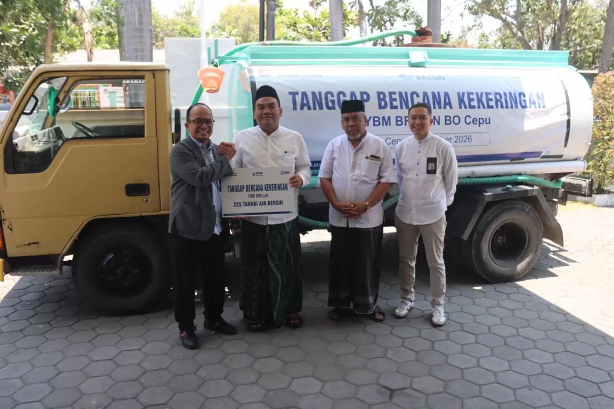 Thinki Tanggap Bencana Kekeringan, BRI Beri Bantuan 225 Tanki Air Bersih ...