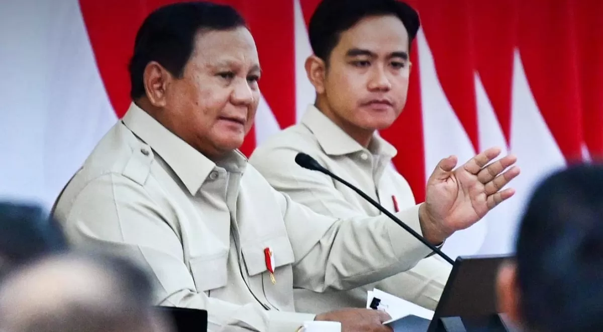 Presiden Prabowo dan Wapres Gibran hadir dalam Sidang Kabinet Paripurna yang menggunakan format berbeda untuk mendukung efektivitas penyampaian arahan. (Facebook.com @Prabowo Subianto)