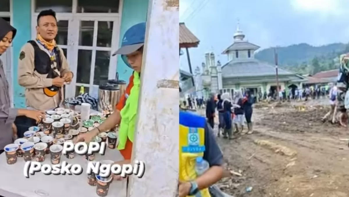 Momen kebersamaan relawan bencana Purbalingga, Jawa Tengah. (Instagram/igoendonesia)