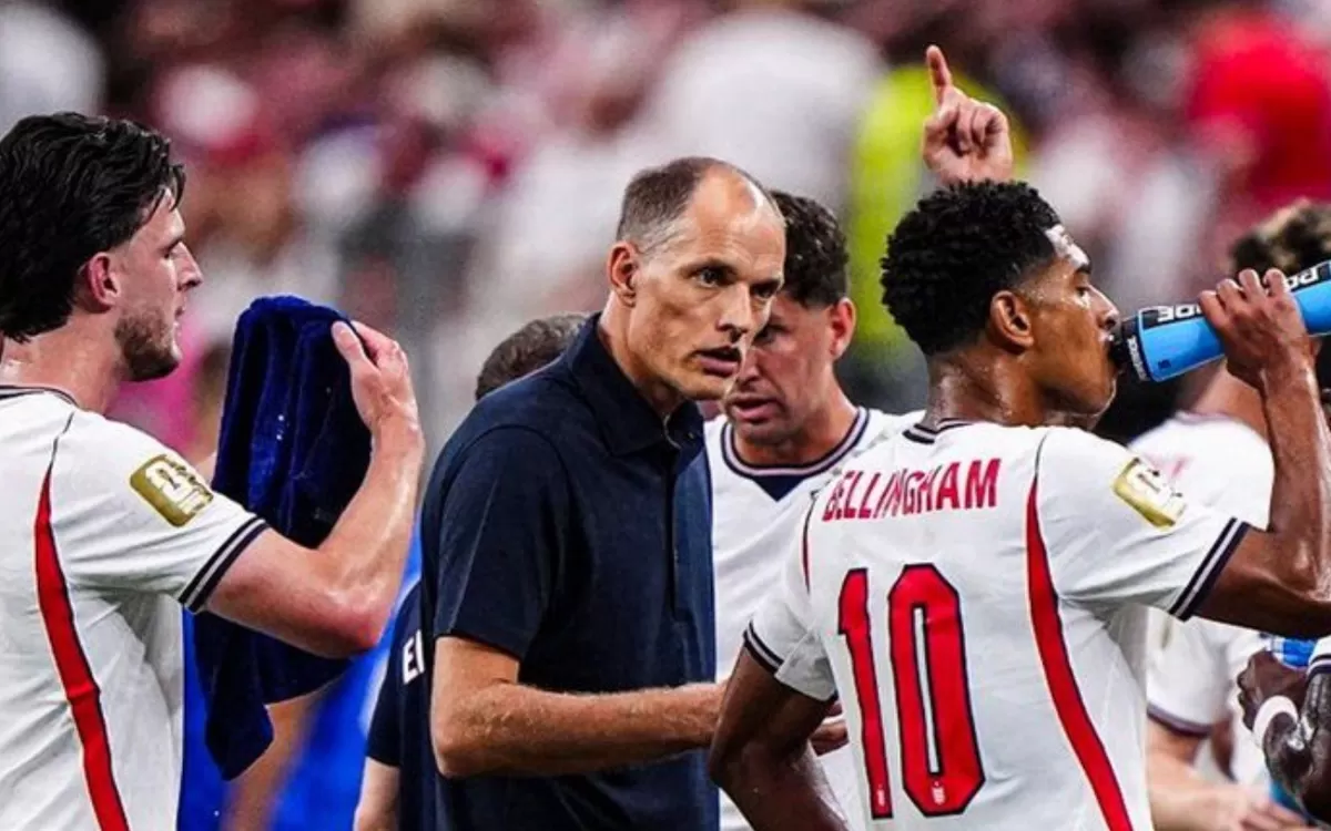 Thomas Tuchel yakin Bukayo Saka, Noni Madueke, dan Anthony Gordon bakal jadi pembeda Inggris di fase gugur Piala Dunia 2026. (X /@AtaqueFutbolero)