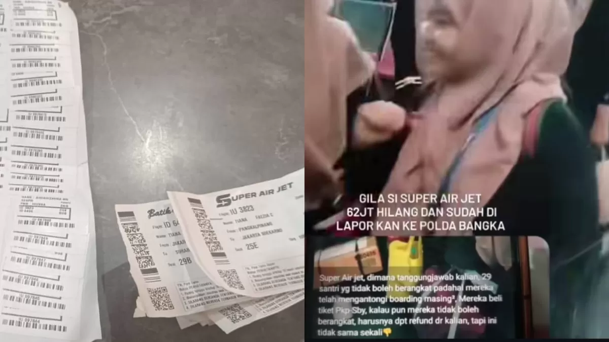 29 Santri Batal Terbang ke Jakarta, Pengurus Laporkan Super Air Jet ke Polisi