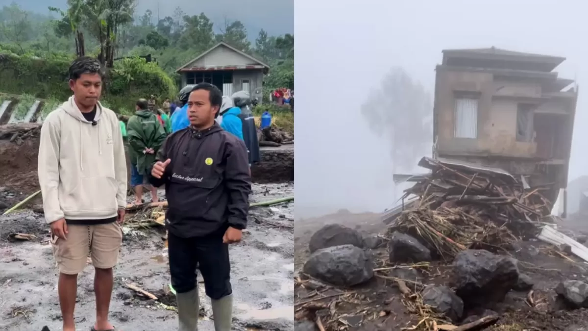 Cerita warga Desa Penakir, Pemalang saat banjir bandang menerjang permukiman. (Instagram/um_sayur)