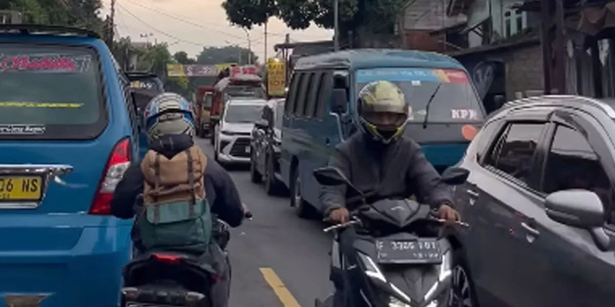 ilustrasi macet ( instagram/iqbaldanrizky/metrobogor )