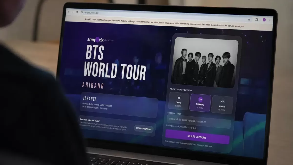 War Tiket Konser BTS Jakarta 2026.