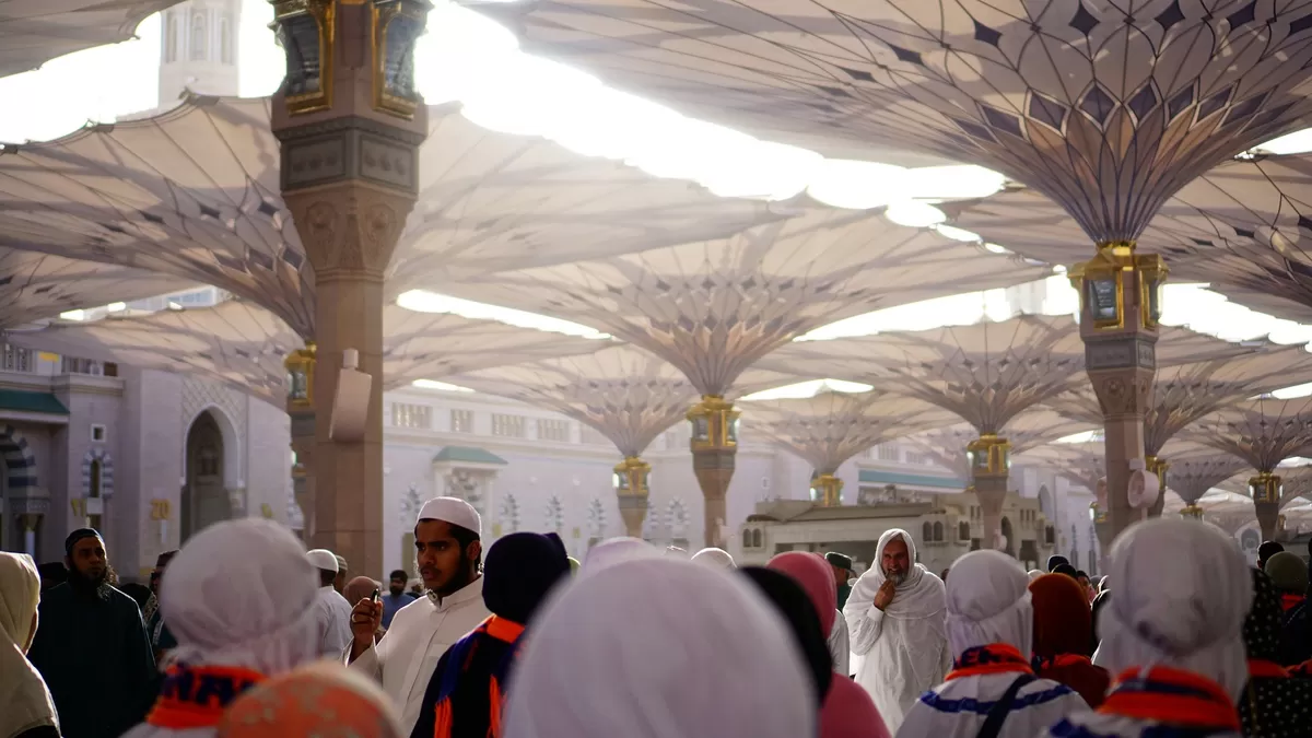 Ilustrasi jemaah umrah. (Dinar Aulia/Pixabay)