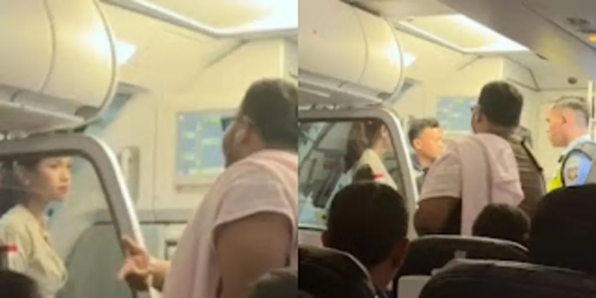 Menyoroti viralnya amarah penumpang pesawat Super Air Jet tujuan Denpasar yang diduga alami delay sampai 5 jam. (Instagram.com/@bogor.terkini)