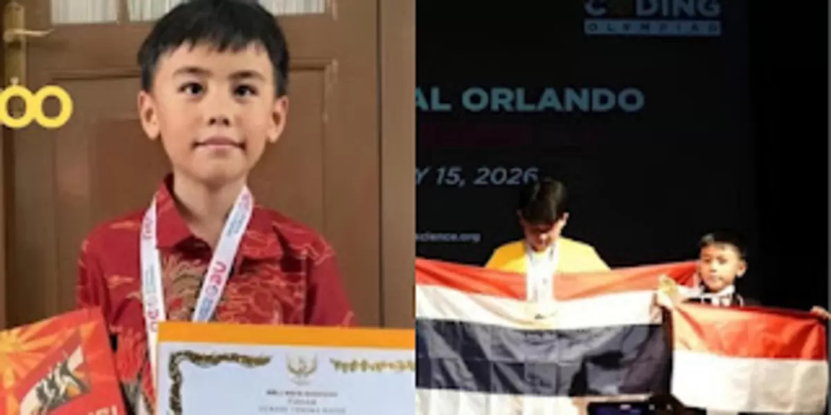 Mengintip prestasi siswa SD asal Bandung, Natanael yang sukses meraih juara Olimpiade Sains Internasional. (Instagram.com/@bushcoo)