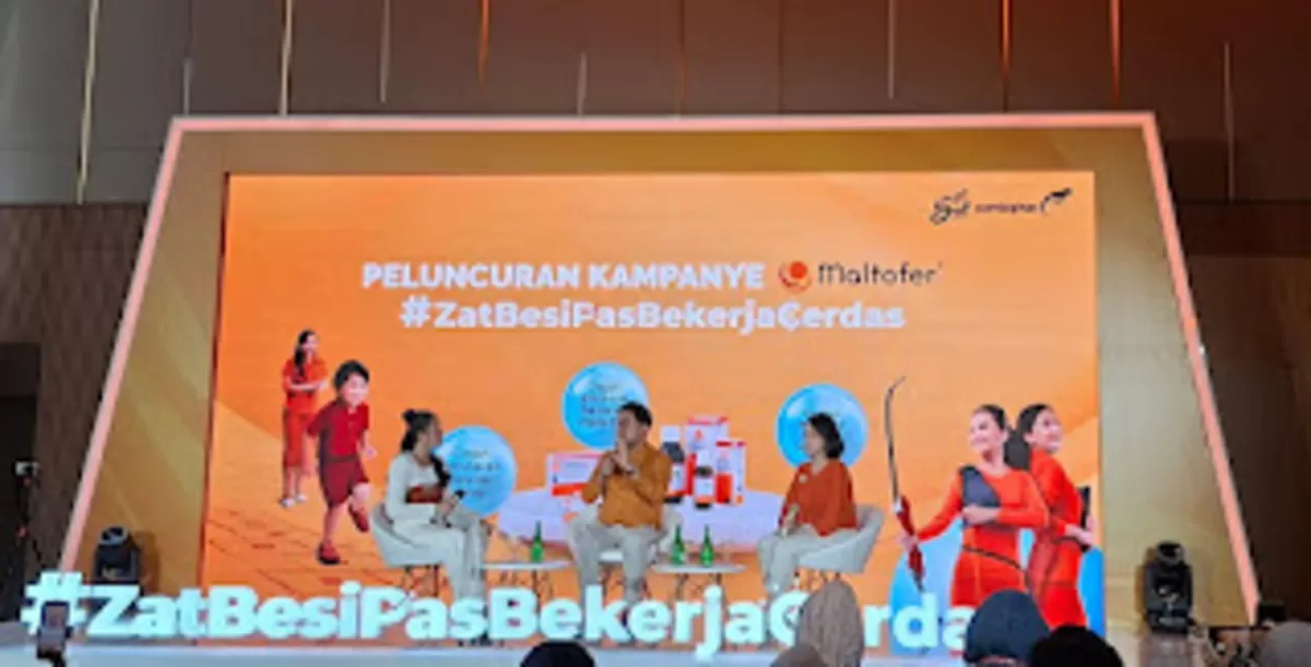 Combiphar melalui brand Maltofer resmi meluncurkan kampanye #ZatBesiPasBekerjaCerdas. (Dok. Combiphar)