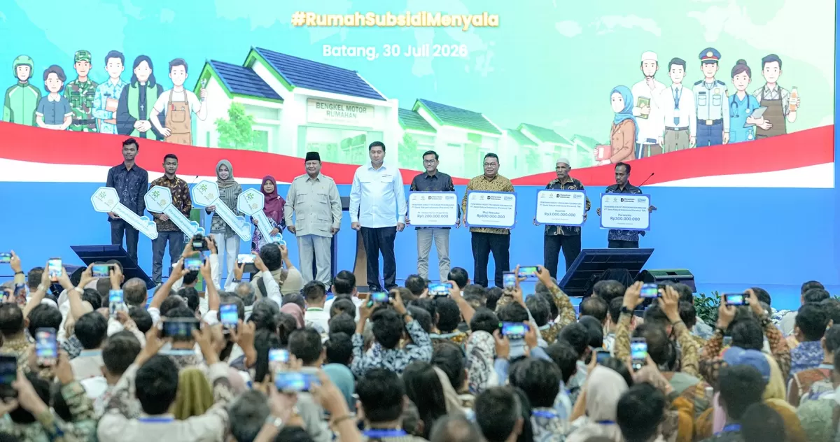 Akad massal KPR FLPP menjadi momentum percepatan akses pembiayaan rumah bagi masyarakat berpenghasilan rendah di Indonesia. (Dok. BRI)