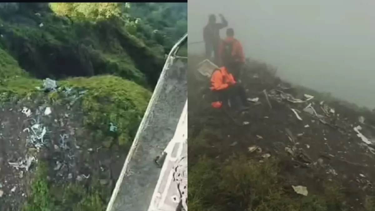 Upaya pencarian dan evakuasi korban pesawat ATR 42-500 di Gunung Bulusaraung, Maros, Sulawesi Selatan ((Instagram/kantorsar_makassar))