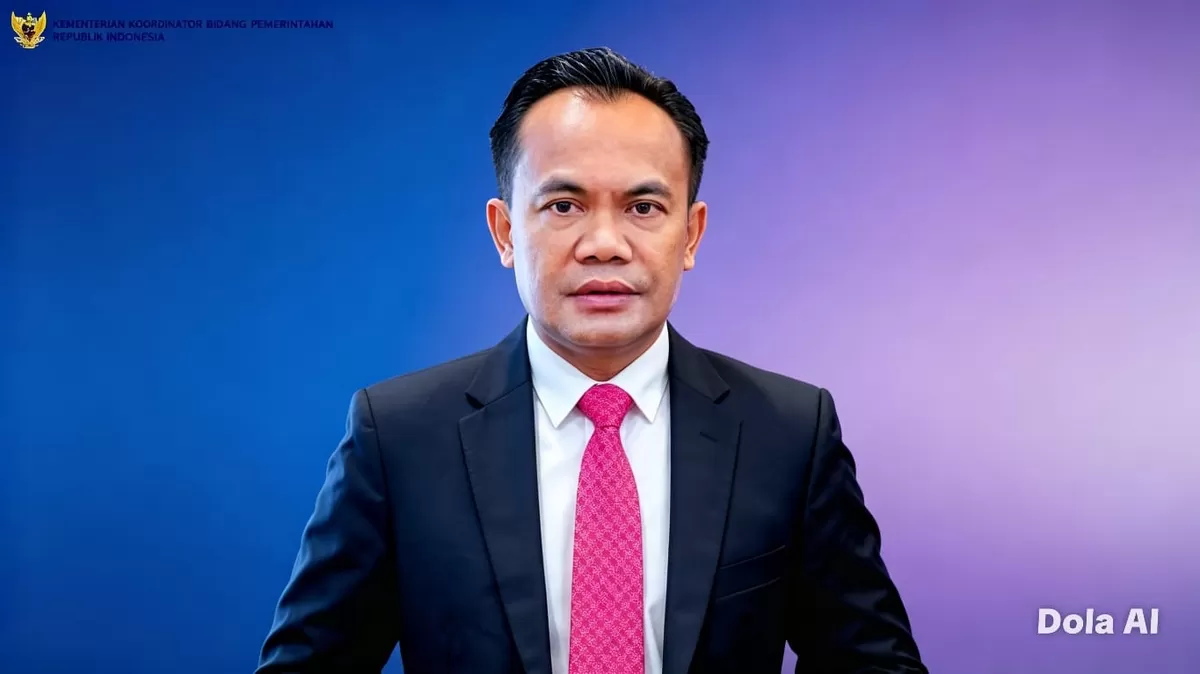 Sekretaris Kementerian Koordinator Bidang Perekonomian Susiwijono Moegiarso mengatakan berbagai indikator ekonomi tetap dipantau untuk memastikan pertumbuhan nasional tetap terjaga hingga akhir 2026. (Dok. Ekon.go.id/ Kreasi Dola Ai)