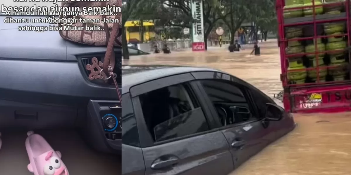 Foto : Cerita warga Kota Padang saat banjir tiba-tiba datang. (Threads/fanybho)