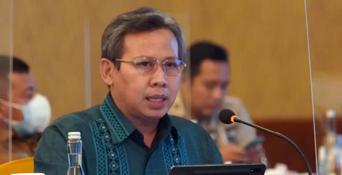 Deputi Bidang Statistik Distribusi dan Jasa BPS, Ateng Hartono. Kawasan industri menunjukkan peningkatan aktivitas produksi seiring naiknya investasi dan kredit usaha awal 2026. (Dok. Badan Pusat Statistik)