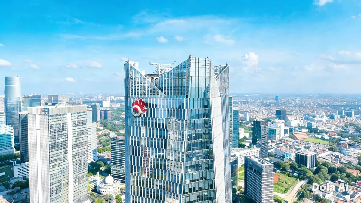 Telkom menegaskan fokus pada fiber, data center, dan strategic holding untuk mempercepat akselerasi transformasi bisnis. (Dok. Kreasi Dola AI)