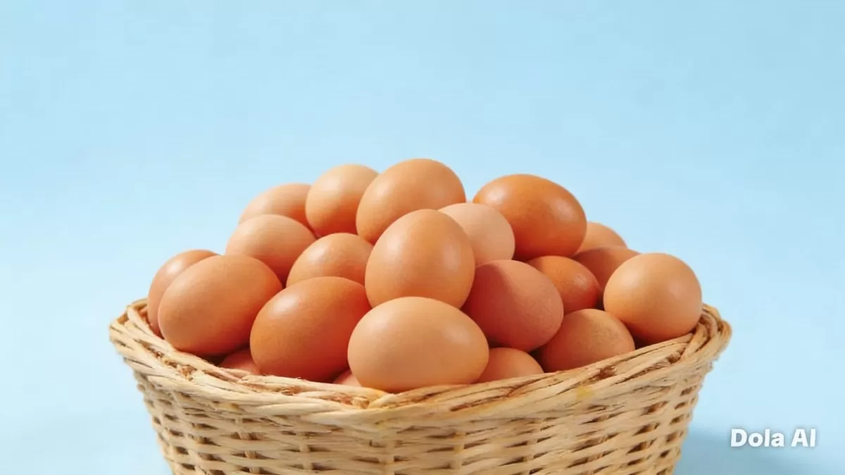 Peternak ayam petelur di Magetan menggelar aksi damai dengan membagikan tiga ton telur gratis sebagai bentuk protes atas anjloknya harga telur. (Dok. Kreasi Dola AI)