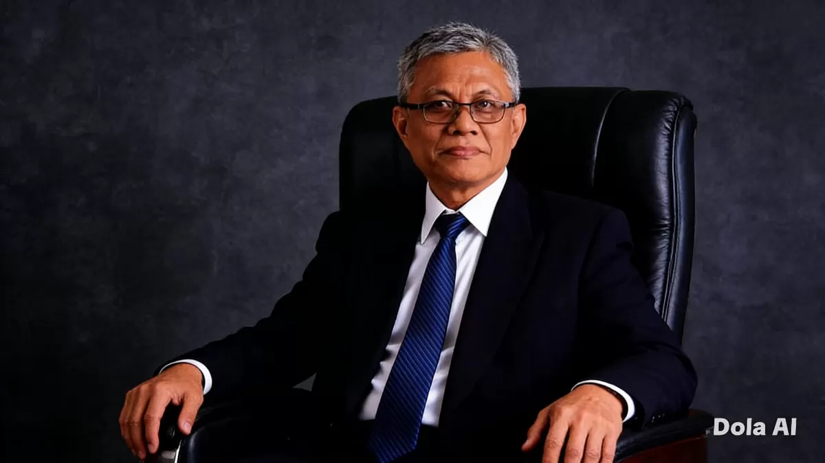 Didik J Rachbini menekankan bahwa penguatan rupiah hanya dapat dicapai melalui reformasi institusi yang berkelanjutan dan kredibel. ( Dok. Hallo.id/ Kreasi Dola AI)