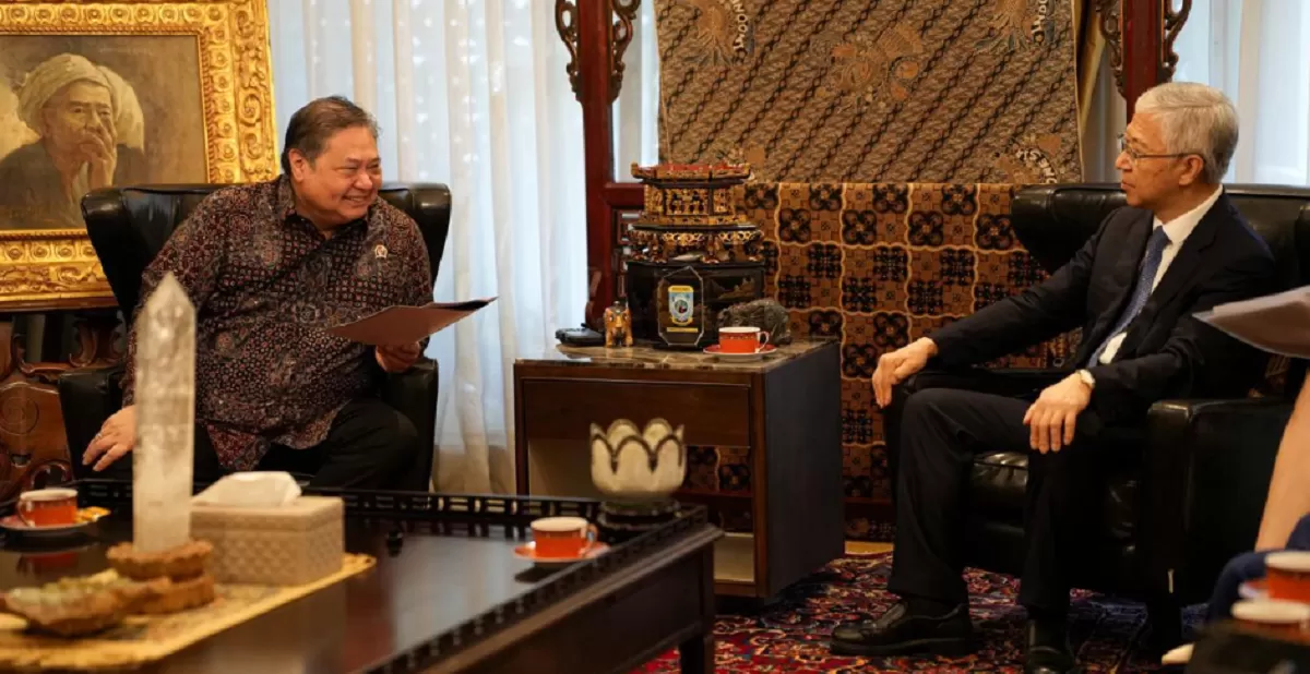 Menko Airlangga Hartarto dan Hebei memperluas sinergi investasi strategis demi mendukung pertumbuhan ekonomi dan industri nasional berkelanjutan. (Dok. Ekon.go.id)