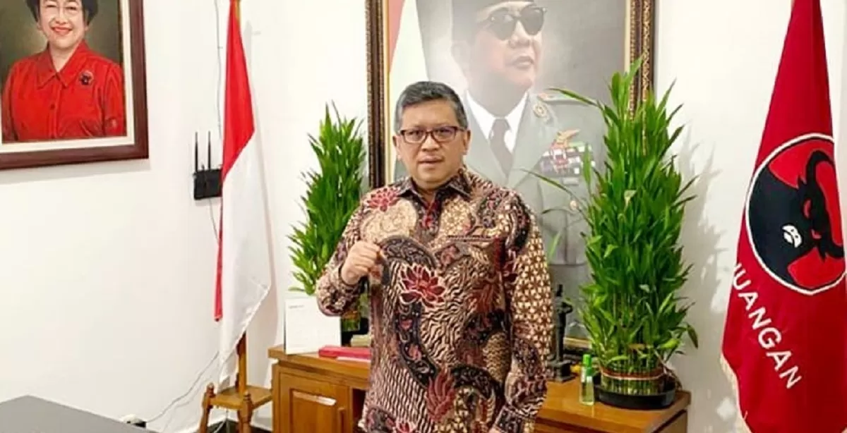 Sekjen PDIP Hasto Kristiyanto menyampaikan pandangan mengenai kondisi fiskal Indonesia dalam peringatan Hari Lahir Pancasila di Jakarta Selatan, Senin 1 Juni 2026. (Instagram.com @sekjenpdiperjuangan)