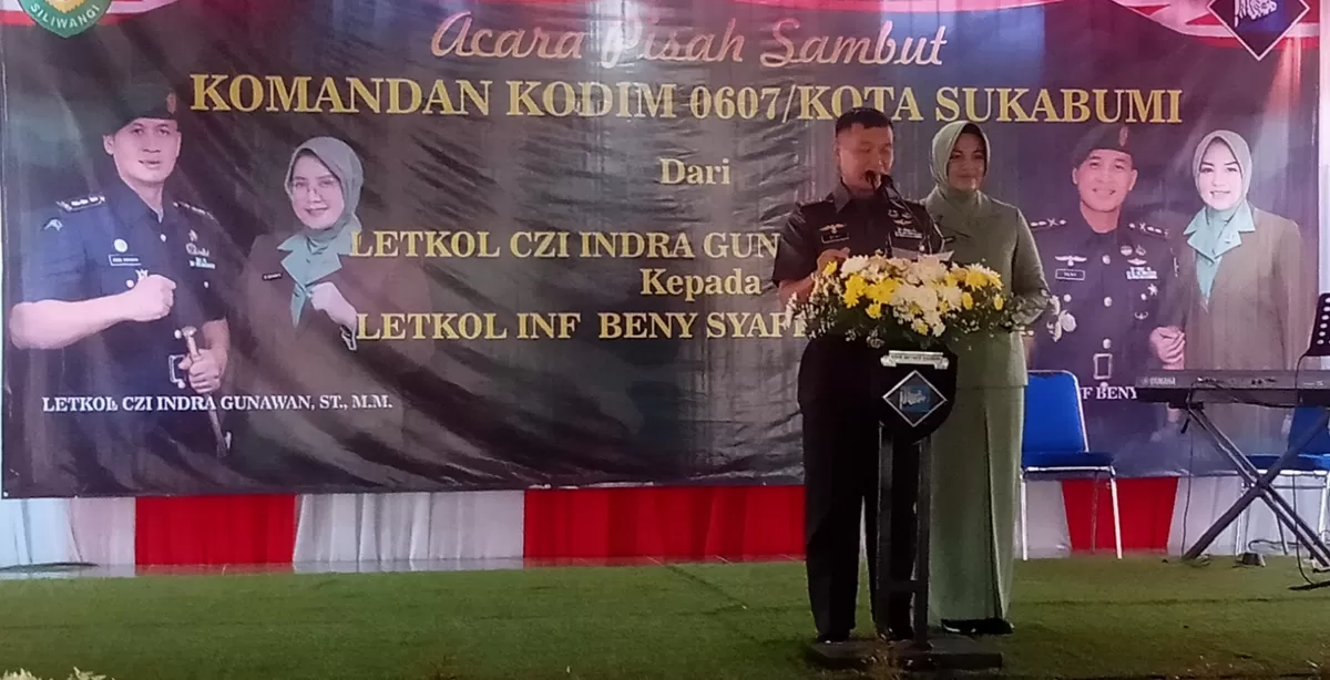 Dukungan pada Dandim 0607 Sukabumi dan ucapan terimakasih pada pendahulunya mengalir dari pemerintah, tokoh masyarakat dan badan usaha daerah. (UM)