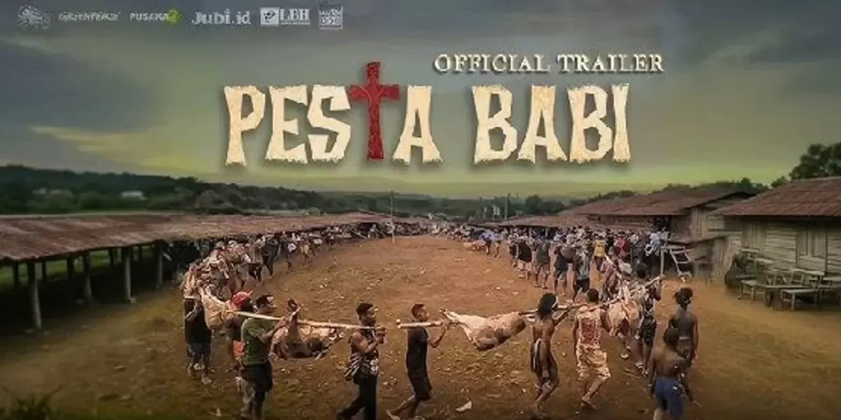 Inilah poster Film Pesta Babi. Film ini bakal diputar di Tambun dalam waktu dekat.  (istimewa)