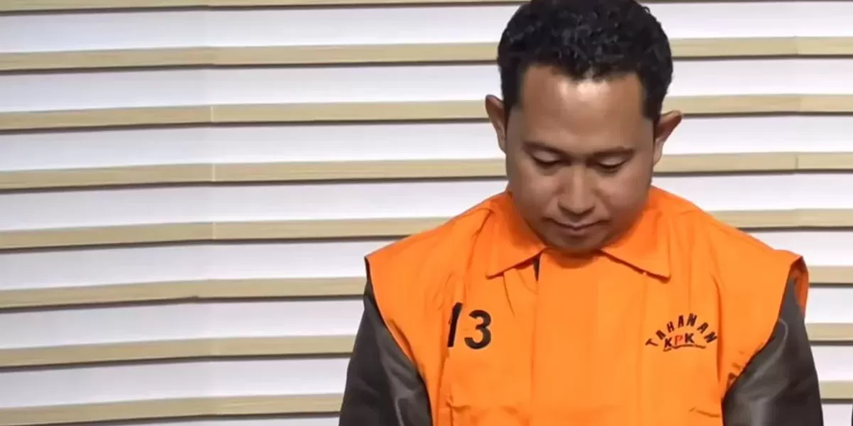 Sarjan akhirnya divonis lebih berat dalam kasus suap terhadap Ade Kuswara Kunang sebesar Rp11,4 miliar. (dok kpk)