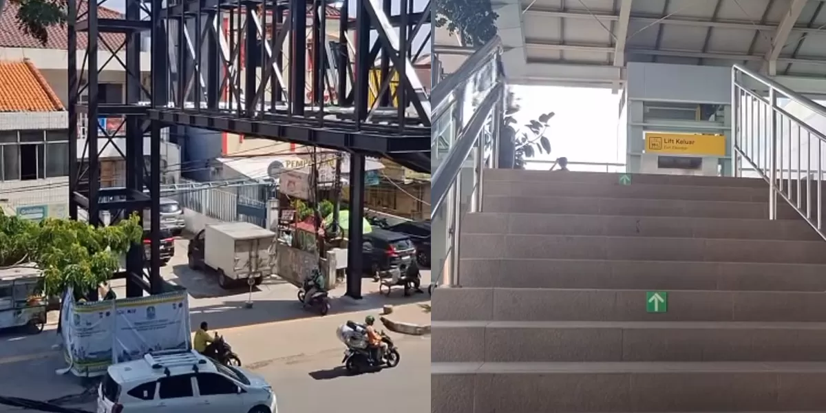 Kerangka JPO di sisi selatan Stasiun Bekasi mulai menunjukkan progres signifikan. JPO ini nantinya akan terkoneksi langsung dengan area stasiun untuk memudahkan mobilitas pejalan kaki dan pengguna KRL. (instagram/infobekasi)