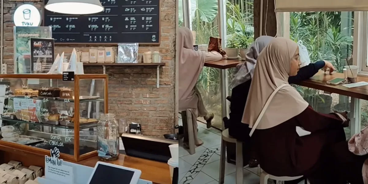 Pengunjung tengah menikmati suasana santai di Toko Kopi Tuku Vida Bekasi. Konsep ruang terbuka jadi daya tarik tersendiri bagi pecinta kopi dan pemburu spot estetik. (instagram/bekasibanget)