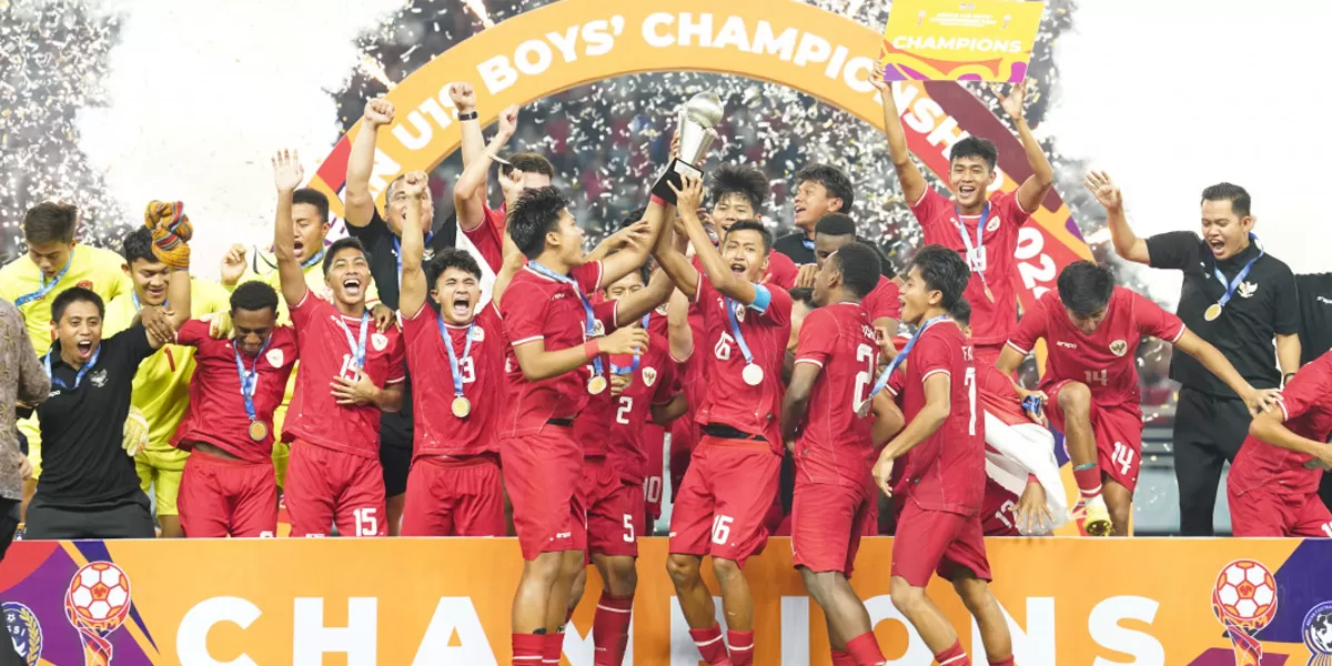 Timnas U-19 Indonesia kala meraih juara Piala AFF 2024 setelah mengalahkan Thailand 1-0. (dok pssi)