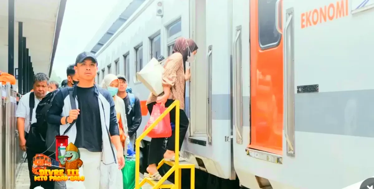 Ilustrasi angkutan kereta api KAI divre III Palembang. Musim liburan ini, KAI Divre III mengadakan program pemesanan tiket rombongan