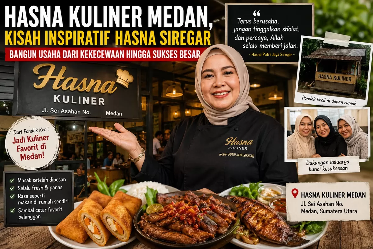 Dari pondok sederhana hingga punya cabang di Medan! 
