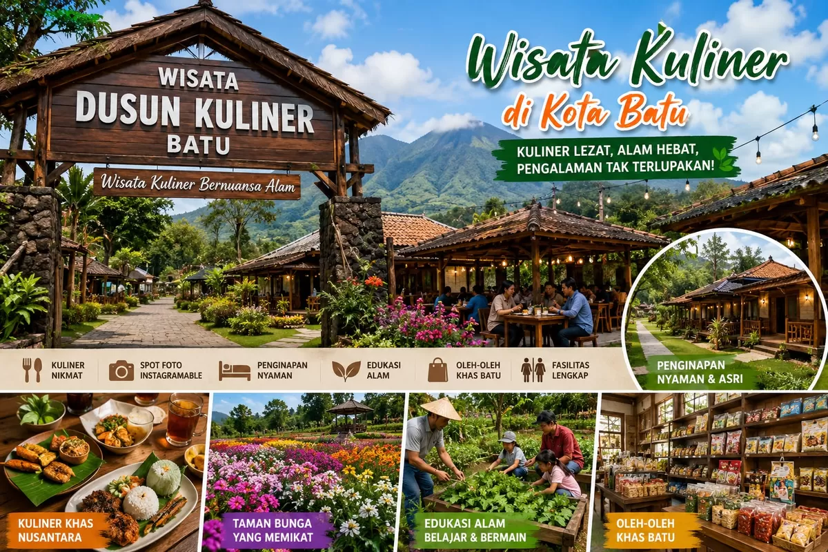 Wisata Dusun Kuliner Batu, Surga Kuliner Bernuansa Alam di Kota Batu! 