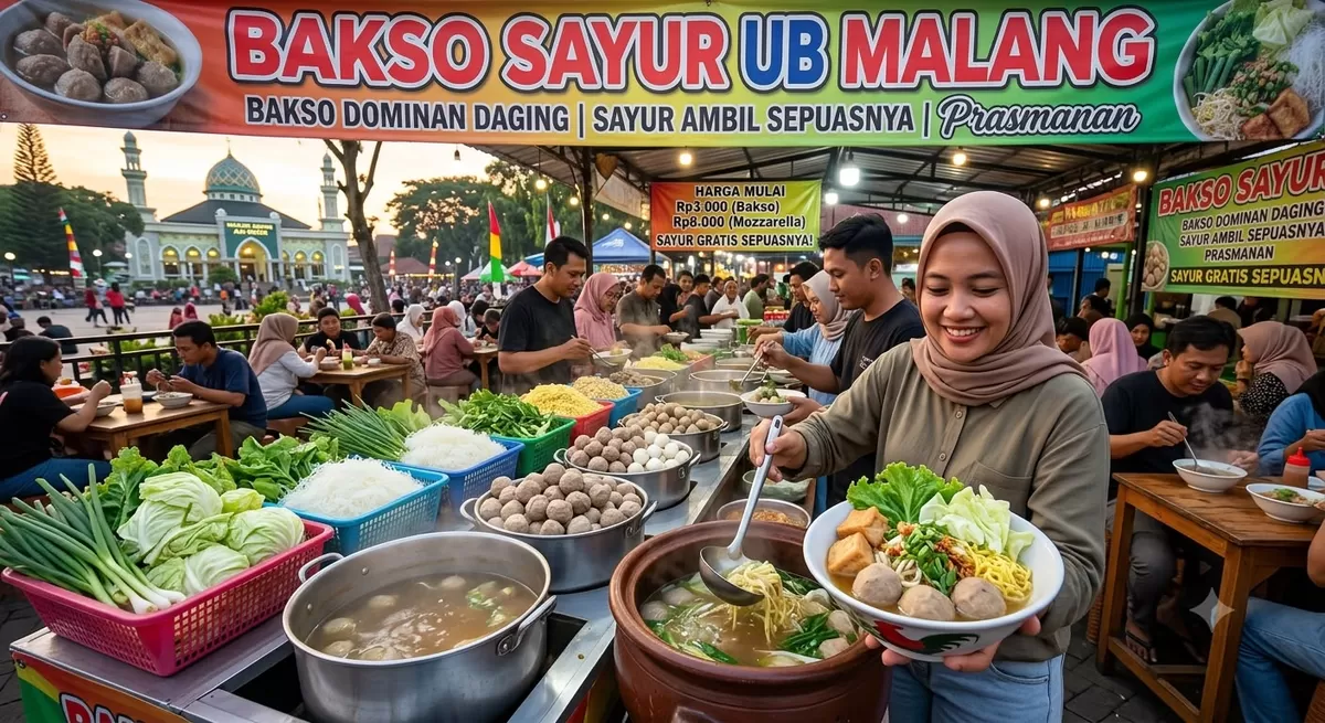 Bakso Sayur UB Malang wajib masuk daftar kuliner saat ke Kota Batu! 