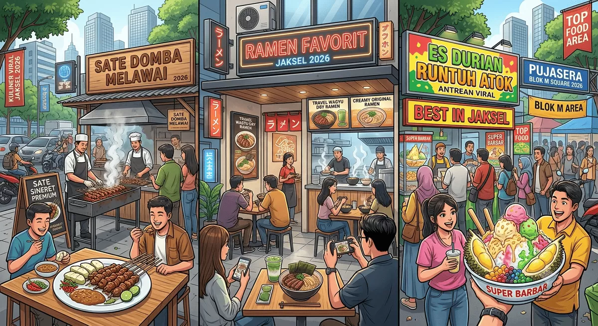 KULINER VIRAL JAKSEL 2026 YANG WAJIB MASUK LIST KAMU!