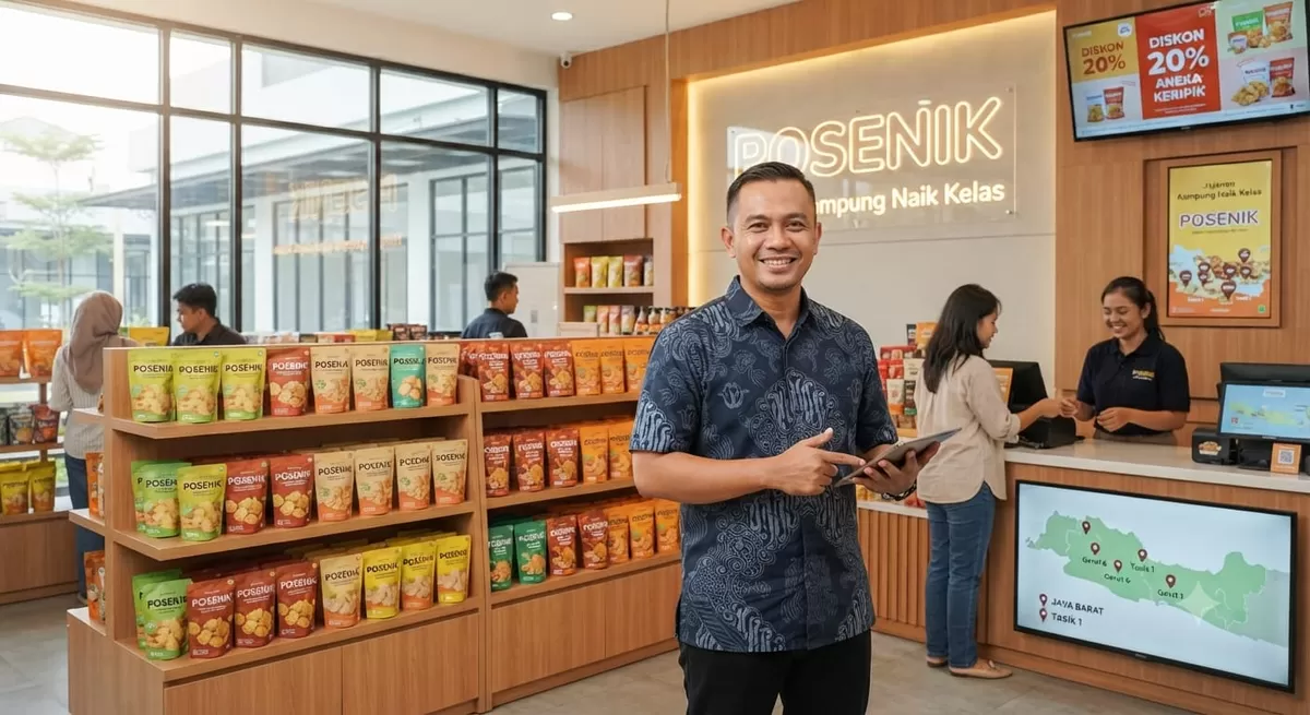 ajanan Kampung Naik Kelas!  ​Inilah Deni Muhammad Arif, owner Posenik yang sukses menyulap jajanan tradisional jadi sekelas minimarket modern!   ​Mantan jurnalis ini berhasil membangun 7 cabang toko di Garut &amp; Tasikmalaya yang kini berjalan autopilot berkat sistem digital. Baginya, kunci sukses bisn