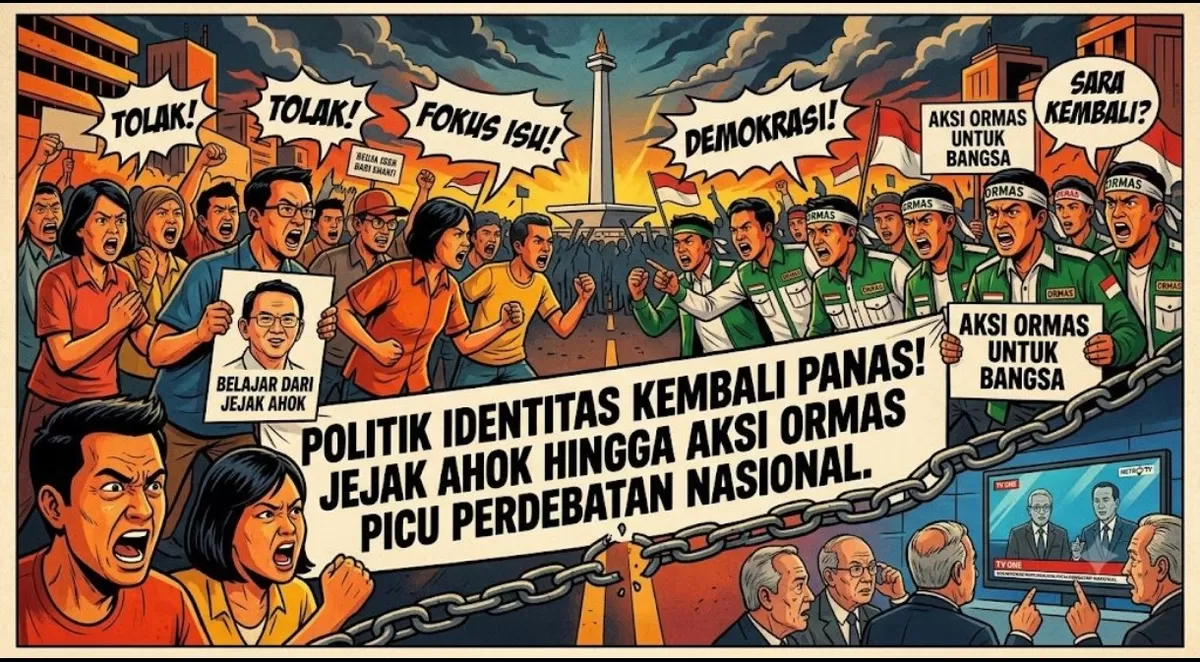     Heboh di ruang publik! Politik identitas kembali jadi sorotan, dari jejak Pilkada Ahok hingga aksi ormas yang memicu perdebatan nasional.