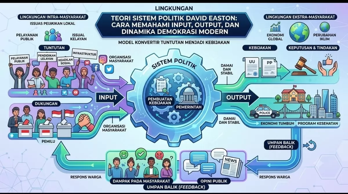 Bagaimana sebenarnya sebuah kebijakan lahir dalam sistem politik? ????