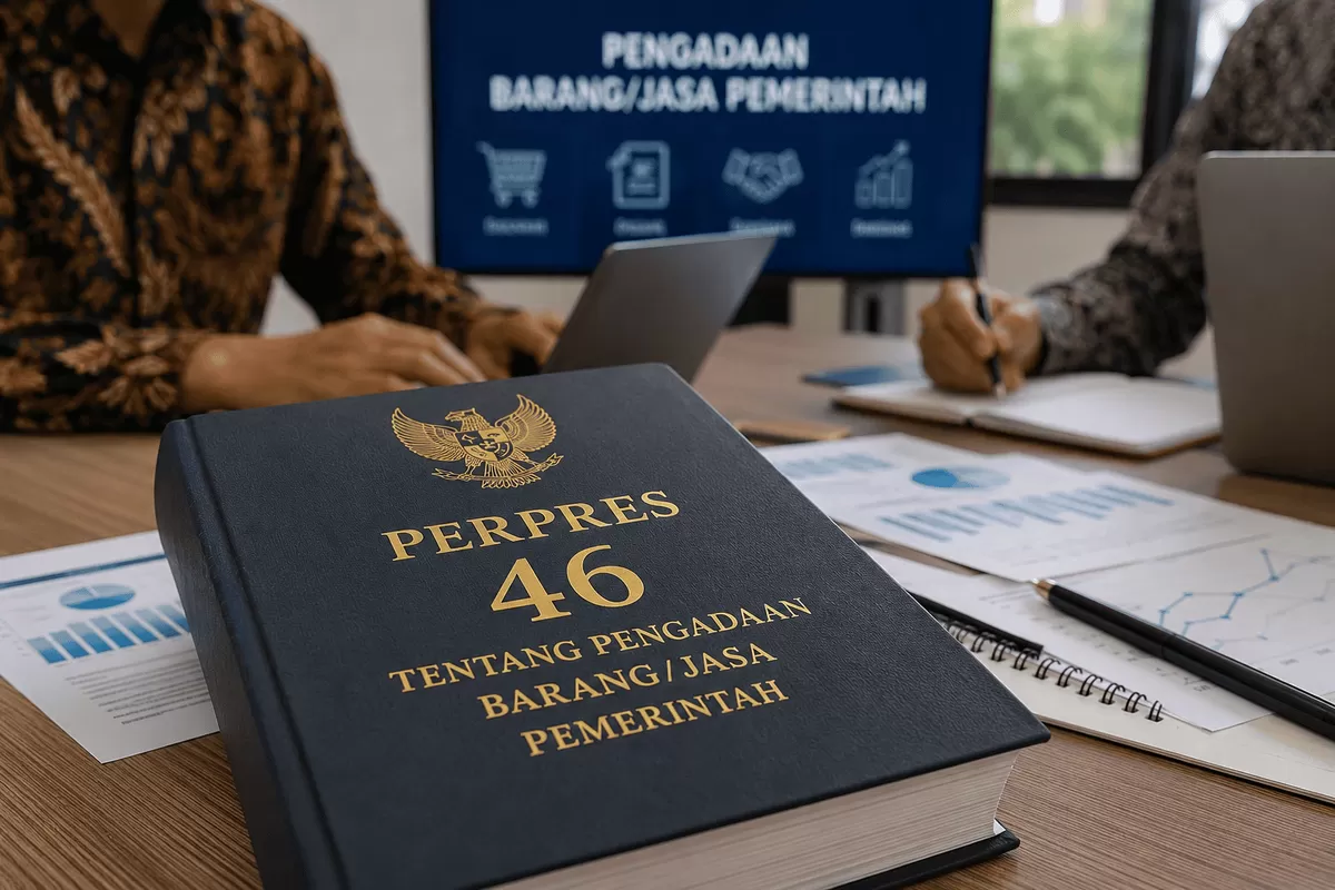Perpres 46 menghadirkan perubahan besar dalam pengadaan barang dan jasa pemerintah. Wewenang PA, KPA, PPK, hingga Pokja diperluas untuk mewujudkan proses yang lebih cepat, fleksibel, dan akuntabel.