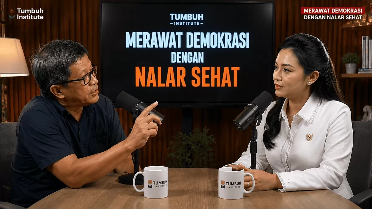 Kepemimpinan diuji lewat tindakan, bukan sekadar kata-kata. Sherly Tjoanda memaparkan visi pembangunan dan masa depan Maluku Utara dalam dialog bersama Rocky Gerung.