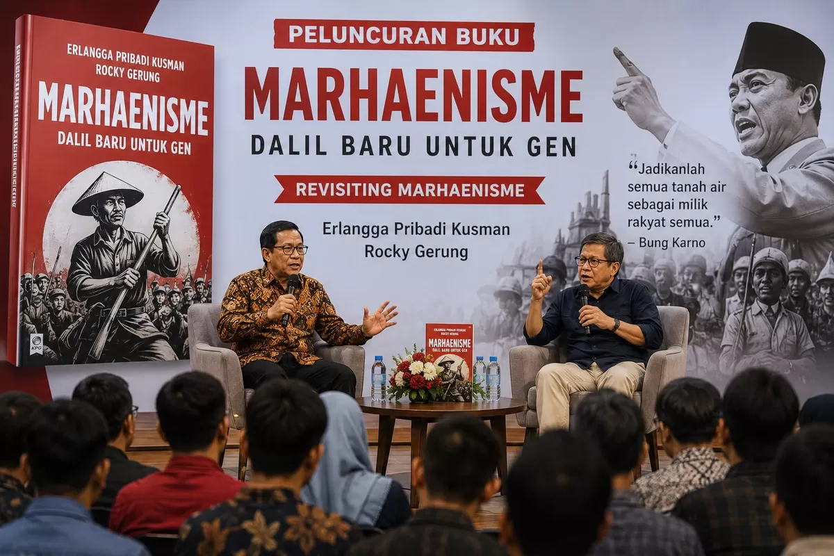 Peluncuran buku Marhaenisme: Dalil Baru untuk Gen menjadi momentum refleksi tentang keadilan sosial, pendidikan, dan masa depan generasi muda Indonesia melalui gagasan yang relevan dengan tantangan zaman.