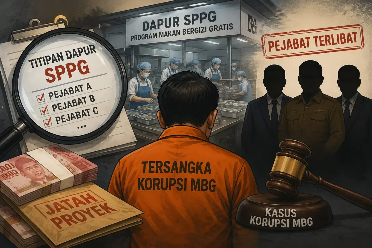 Dugaan korupsi MBG terus bergulir, penyidik mendalami dugaan praktik titipan dapur SPPG yang menyeret sejumlah nama pejabat.