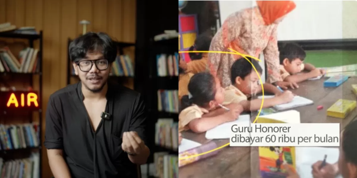 Influencer, Ferry Irwandi menyoroti terkait masalah gaji guru honorer yang dinilai terlalu rendah bagi kesejahteraan mereka.