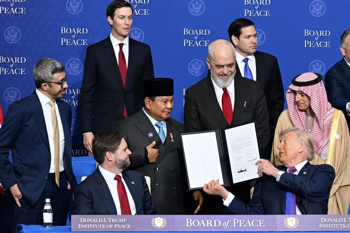 Prabowo menghadiri pertemuan Board of Peace di Washington DC