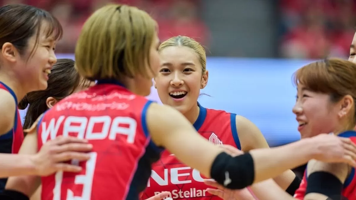 NEC Red Rockets siap di laga perempat final Liga Voli Jepang (Ig@nec_rr_official)