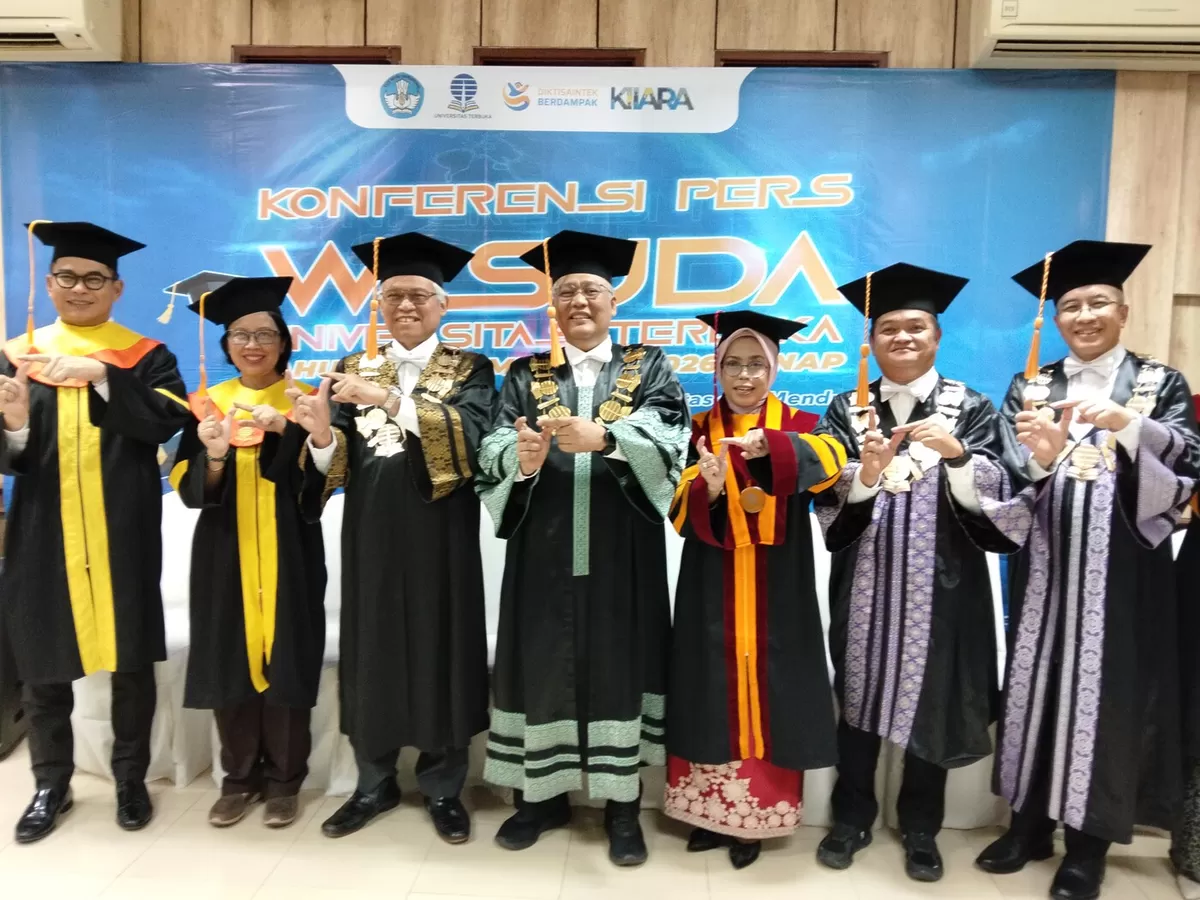 Konferensi Pers Wisuda UT Tahun 2025/2026 (SM/Prajtna Lydiasari)