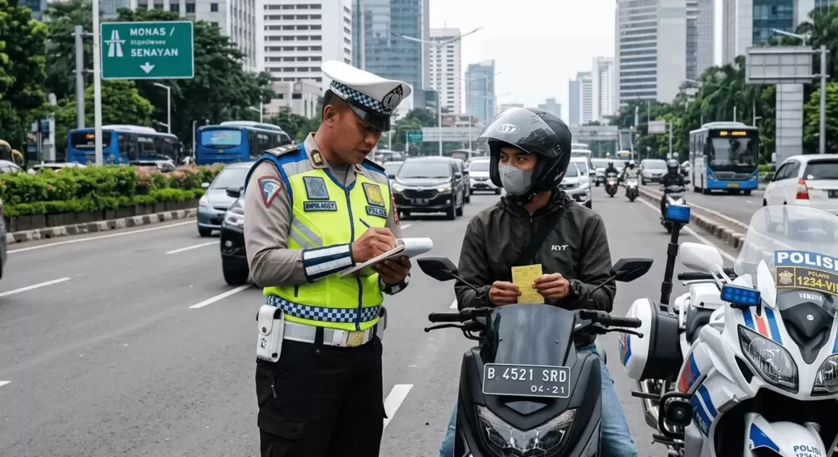 Korlantas Polri menunda Operasi Patuh 2026 untuk menyesuaikan dengan pengamanan Natal dan Tahun Baru. Simak selengkapnya! (Foto: Generate/pojoksatu.id)