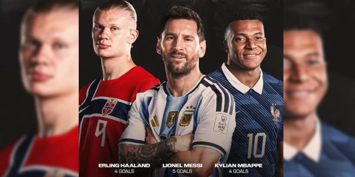 Lionel Messi masih memimpin top skor Piala Dunia 2026. Mbappe dan Haaland berpeluang menyalip di laga terakhir fase grup.