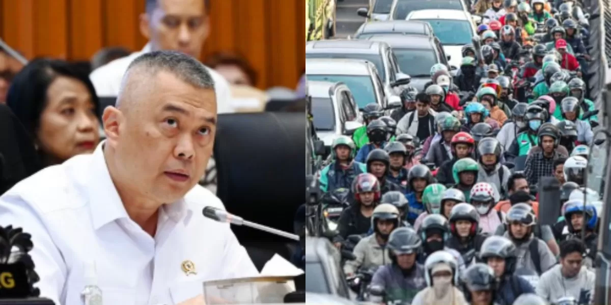 Menyoroti penuturan Menteri Perhubungan (Menhub), Dudy Purwagandhi terkait puncak arus balik mudik Lebaran 2026. (Instagram.com / @ussfeeds - @dudypdaily)