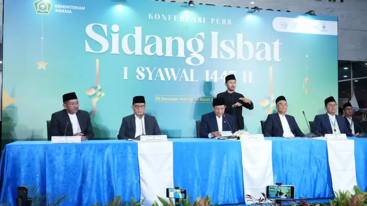 Sidang Isbat yang Dipimpin Menteri Agama Nasaruddin Umar. (kemenag.go.id)
