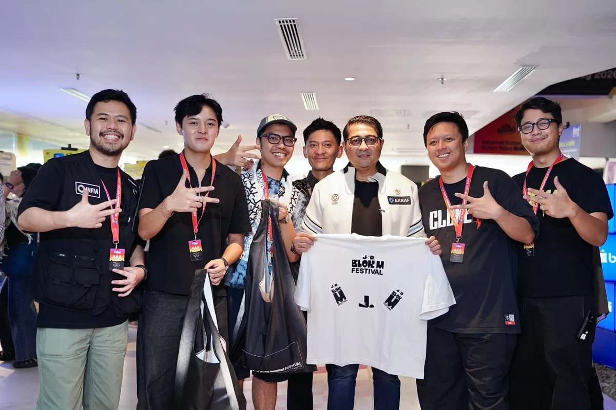 Menteri Ekraf Apresiasi JSD Blok M Festival 2026, Kolaborasi Kreatif  Perkuat Daya Saing Jenama Lokal